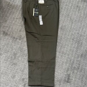 Natural Issue Men's Dark Green Executive Casual/Dress Khakis
